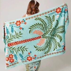 Spartina 449 Beach Towel - Alloy Landing Palm Tree NEW